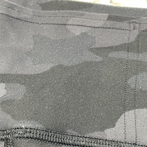 Lululemon Fast Free Tight Legging Camo Pockets Black Gray - Picture 6 of 12